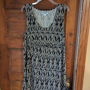Old Navy Black and White Patterned‎ Dress